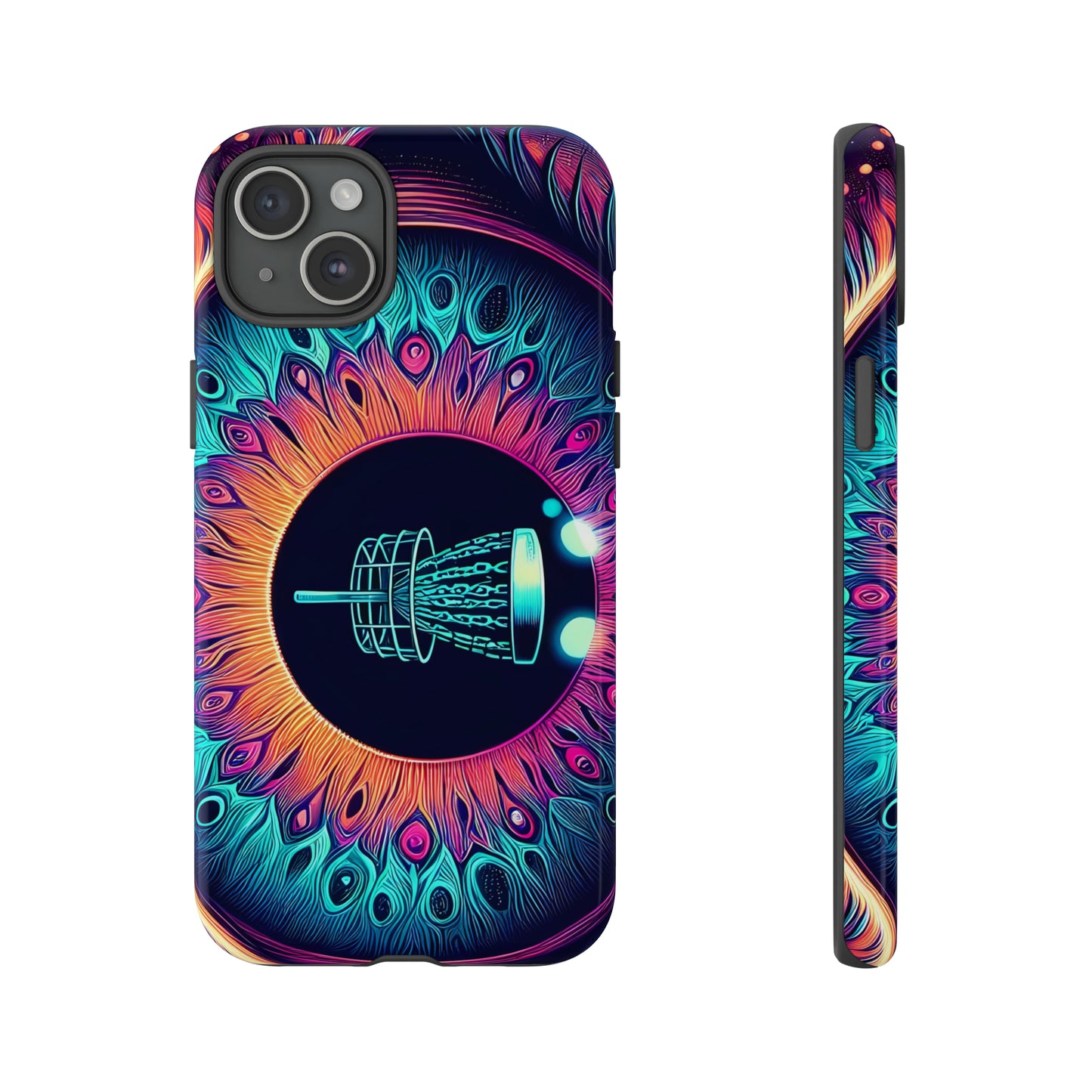 Tough Phone Cases - Eyeball Disc Golf Basket iPhone Samsung Galaxy