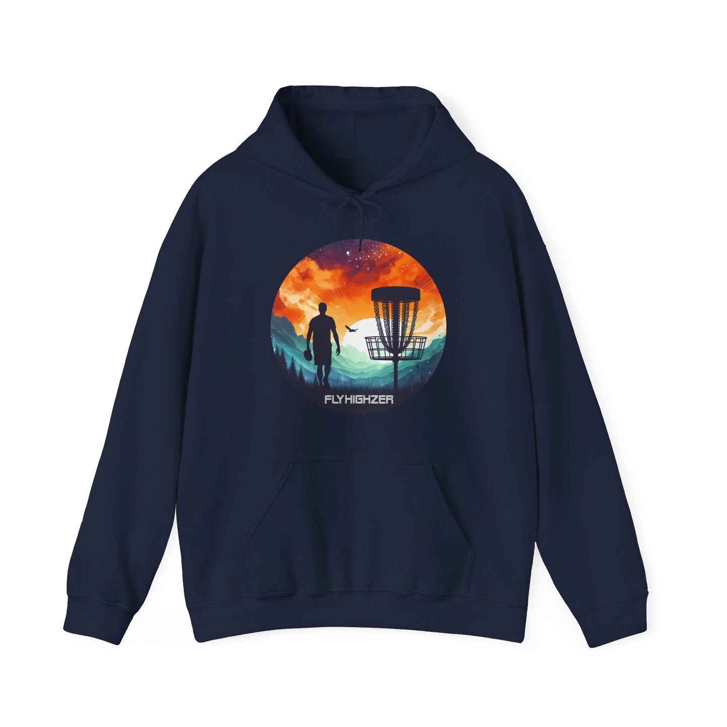 Hooded Sweatshirt - Disc Golf Sunset