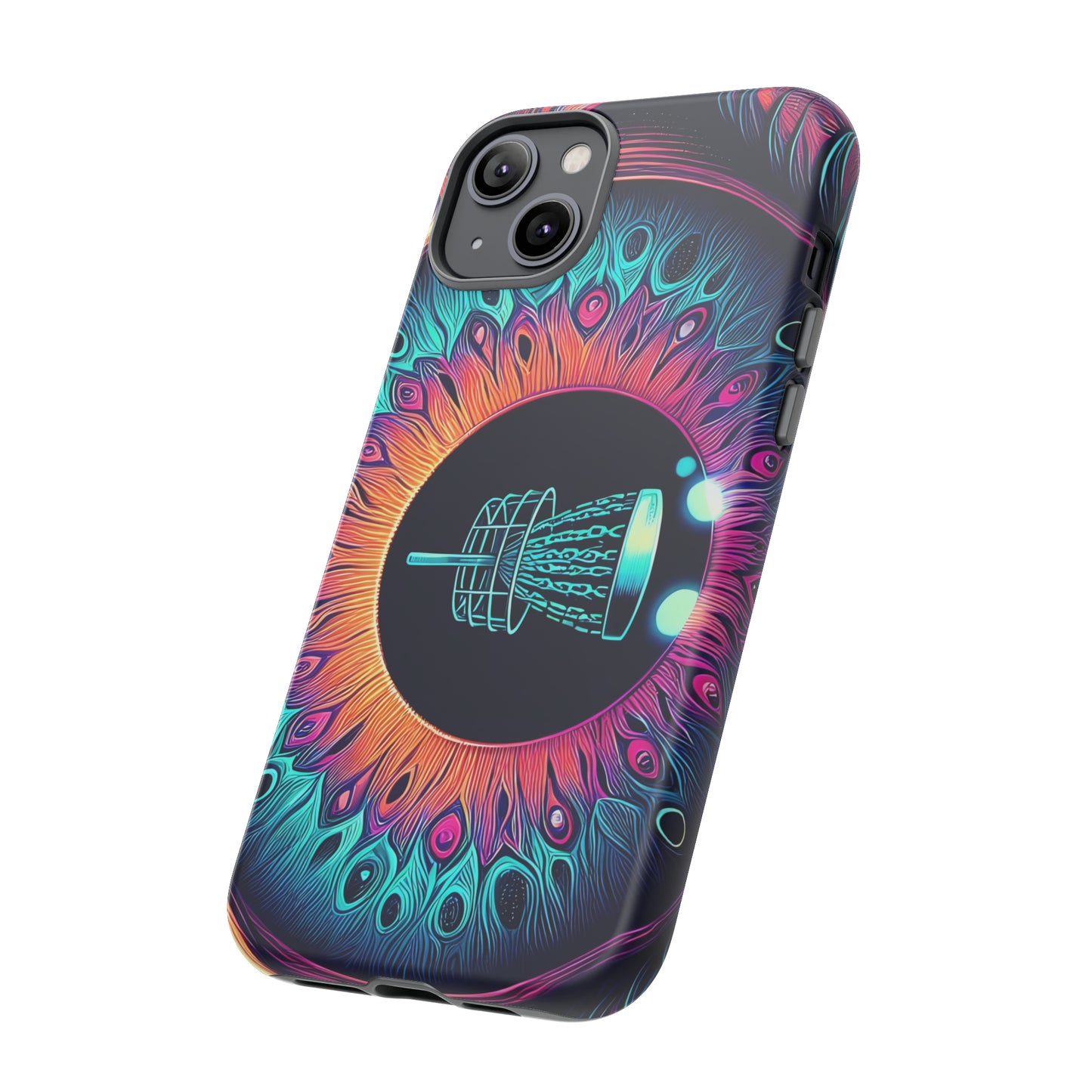 Tough Phone Cases - Eyeball Disc Golf Basket iPhone Samsung Galaxy