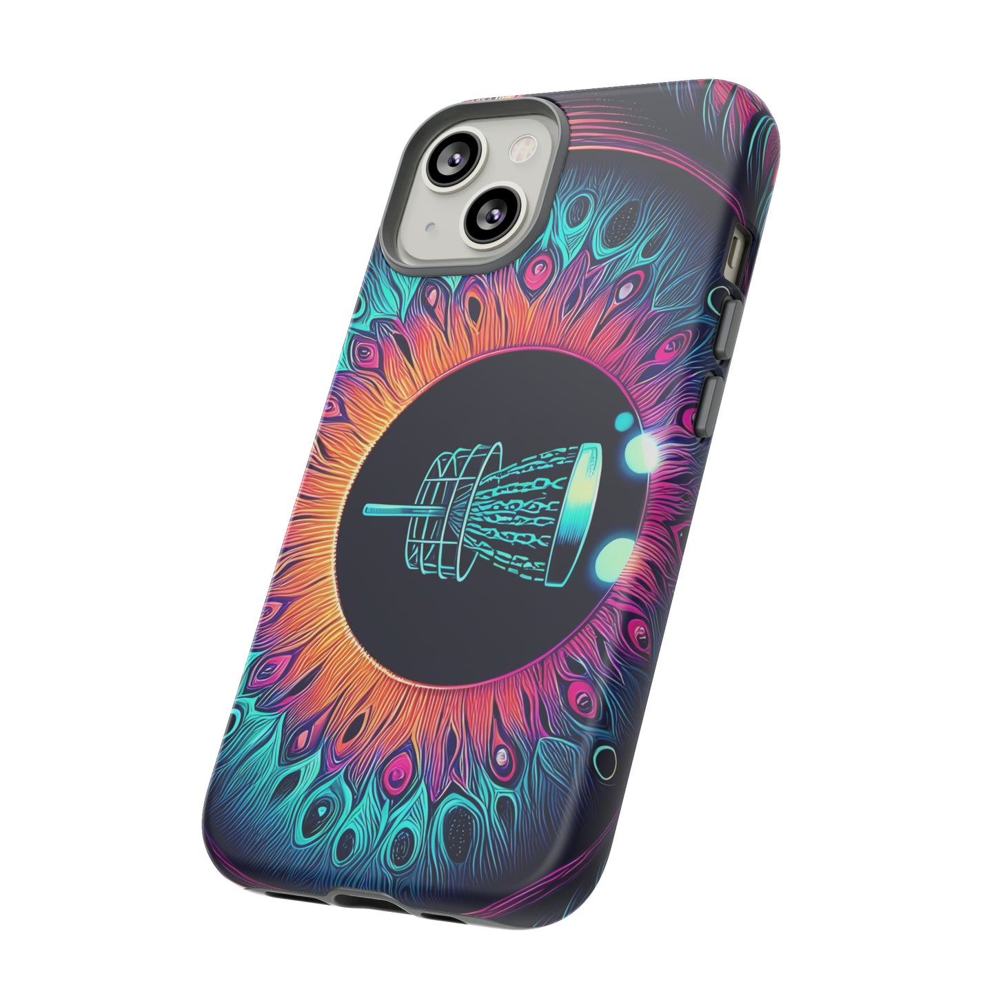 Tough Phone Cases - Eyeball Disc Golf Basket iPhone Samsung Galaxy