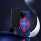 Blue Purple Geometric Pattern Tough Phone Cases - iPhone Samsung Galaxy