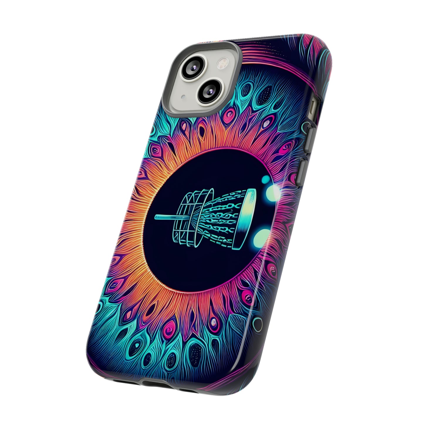 Tough Phone Cases - Eyeball Disc Golf Basket iPhone Samsung Galaxy