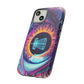 Disc Golf Basket Eyeball Orange Iris Tough Phone Cases - iPhone Samsung Galaxy