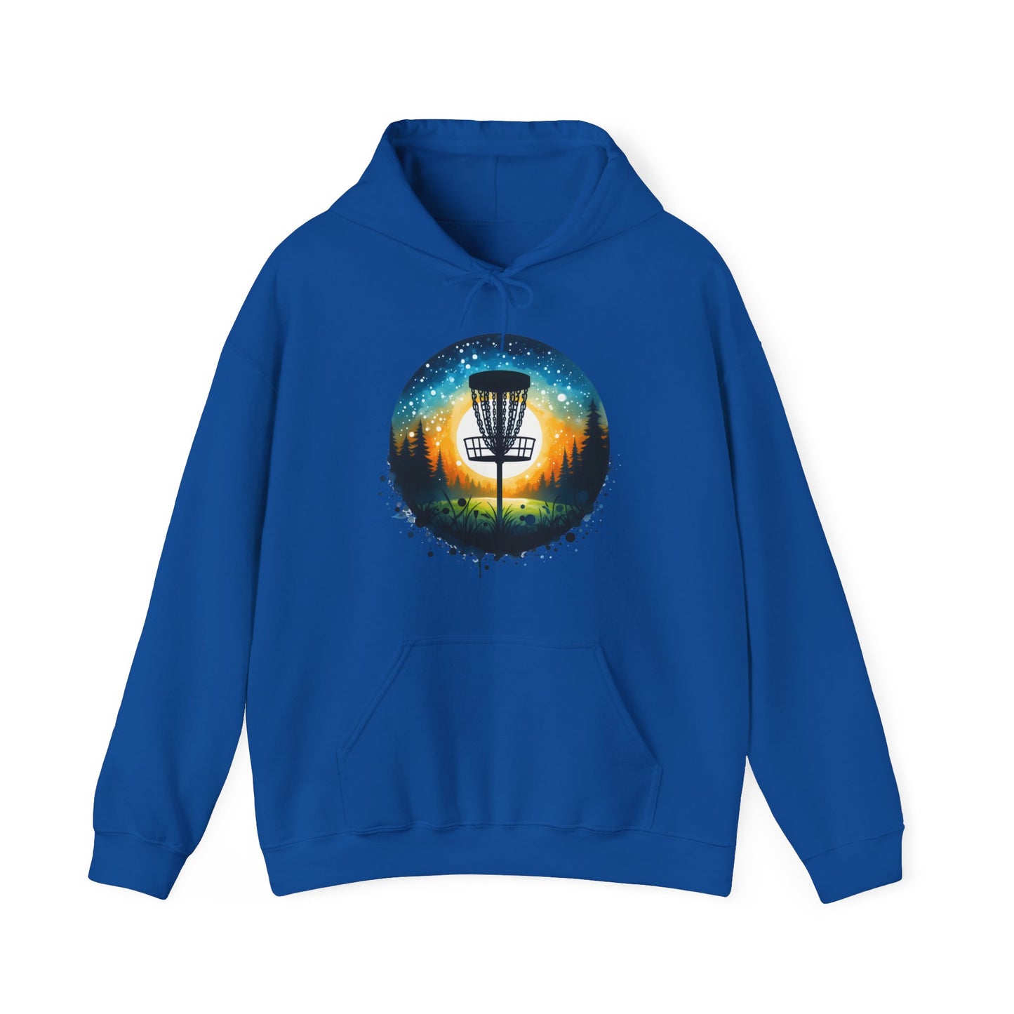 Hooded Sweatshirt - Disc Golf Painting