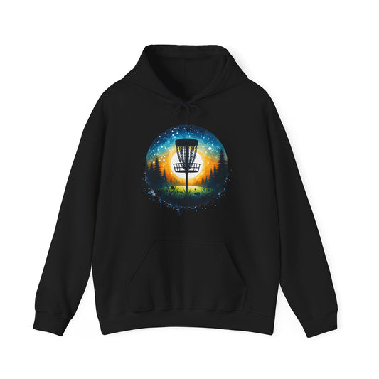 Hooded Sweatshirt - Disc Golf Painting