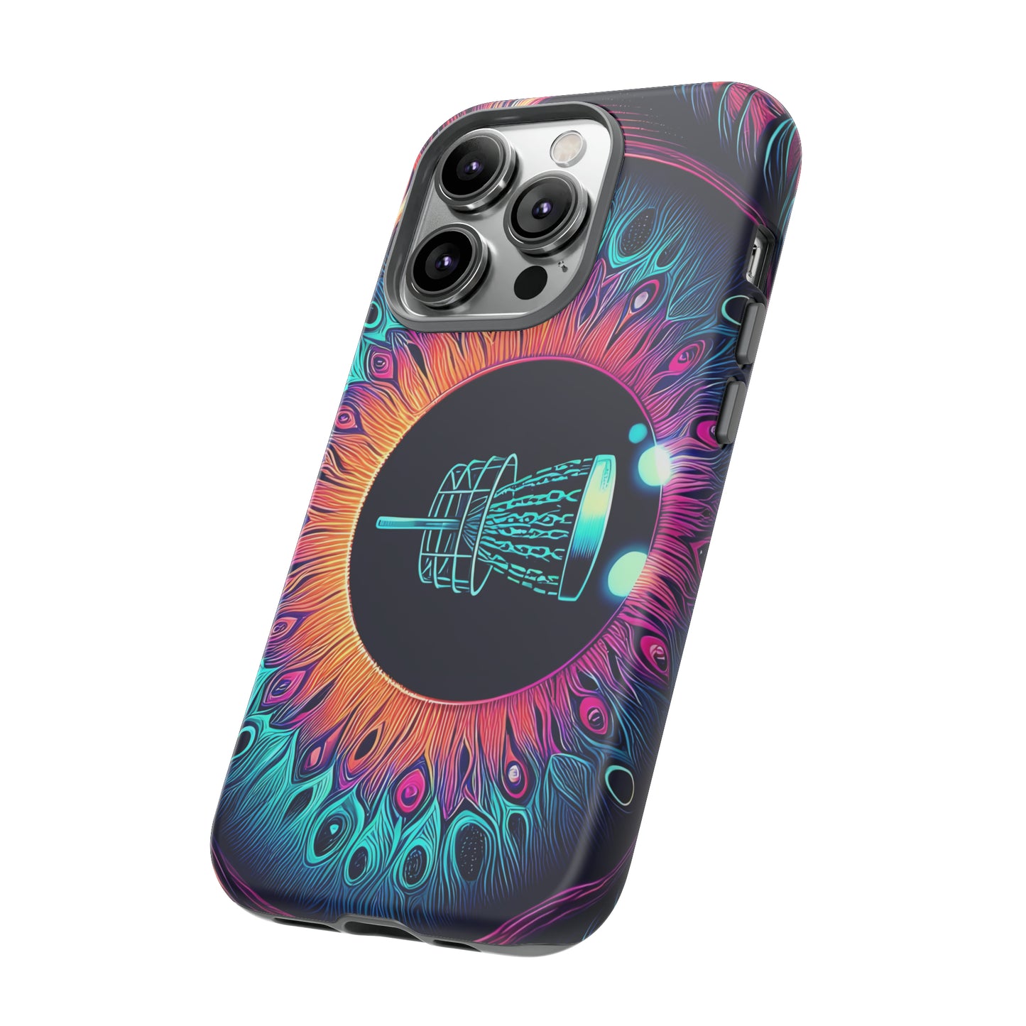 Tough Phone Cases - Eyeball Disc Golf Basket iPhone Samsung Galaxy