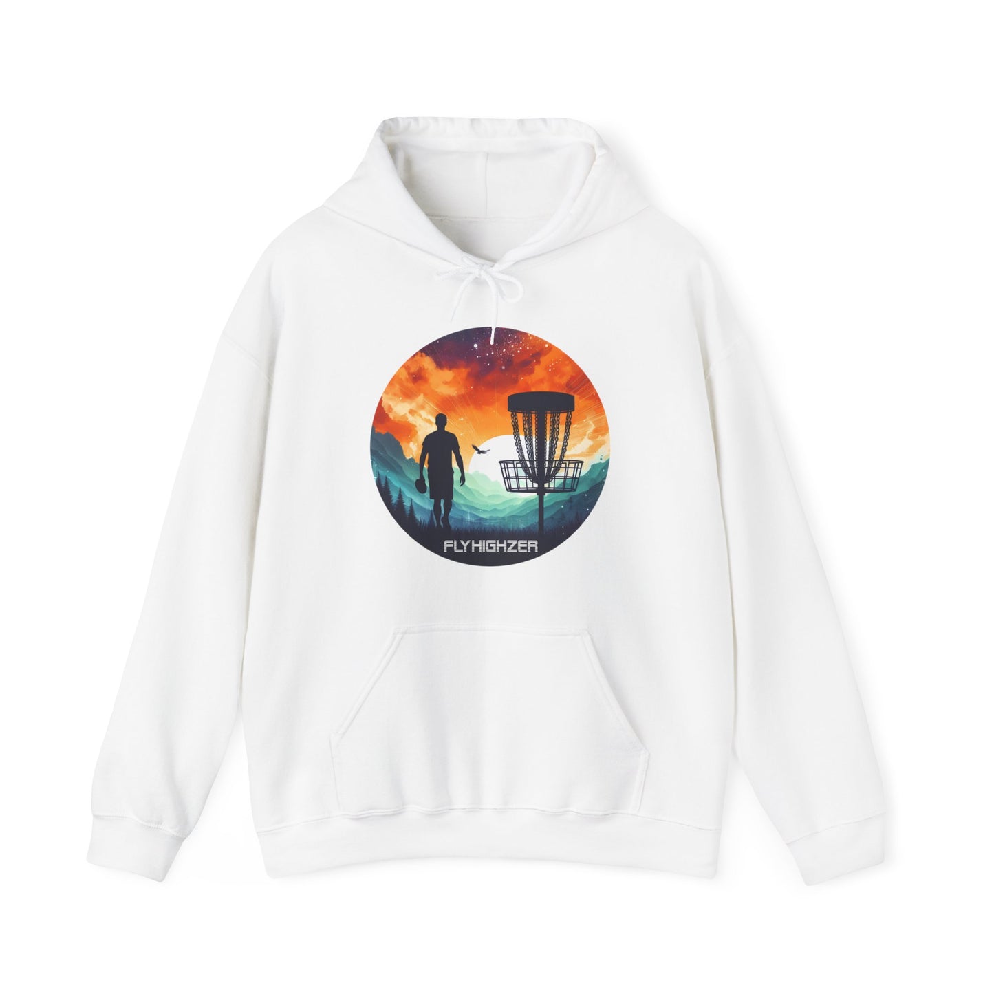 Hooded Sweatshirt - Disc Golf Sunset