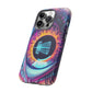 Disc Golf Basket Eyeball Orange Iris Tough Phone Cases - iPhone Samsung Galaxy