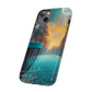 Tough Phone Cases - Disc Golf Basket Moon Landscape iPhone Samsung Galaxy