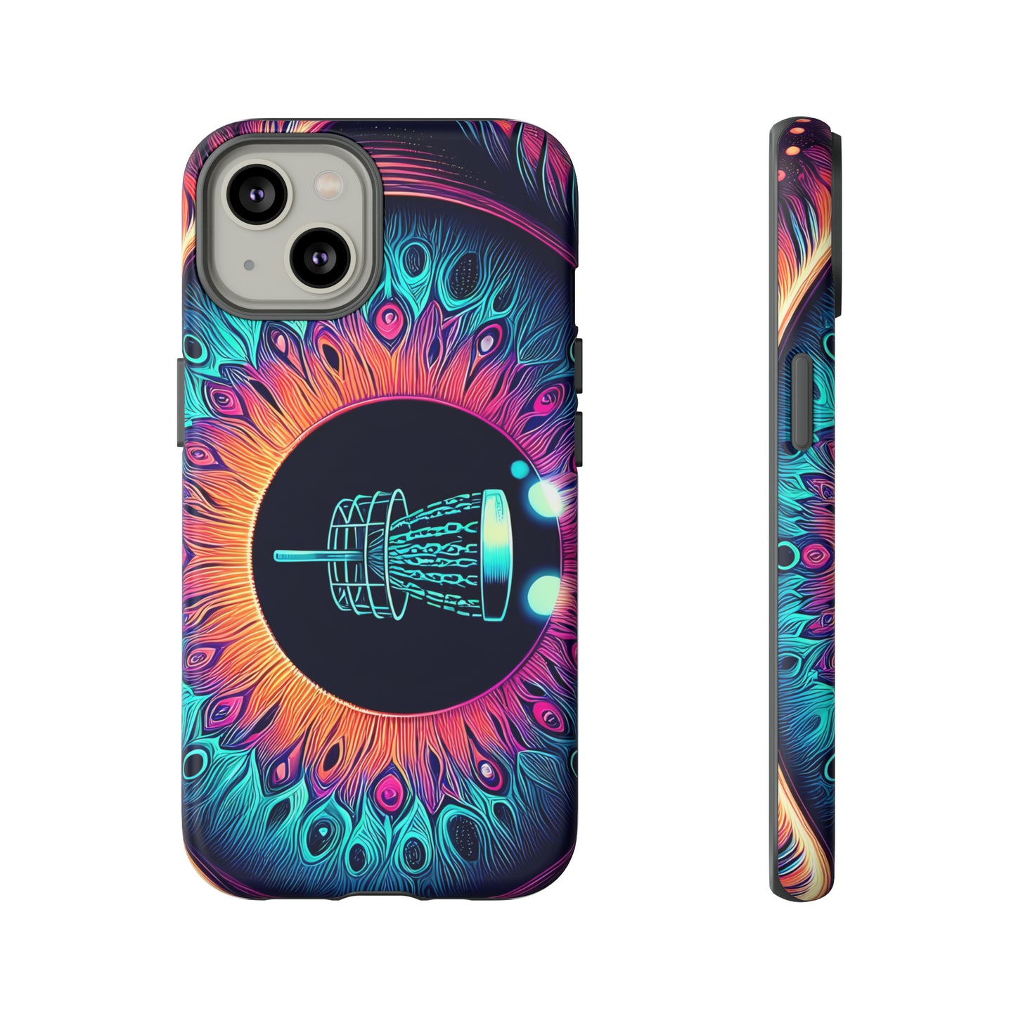 Tough Phone Cases - Eyeball Disc Golf Basket iPhone Samsung Galaxy