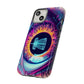 Disc Golf Basket Eyeball Orange Iris Tough Phone Cases - iPhone Samsung Galaxy