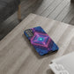 Blue Purple Geometric Pattern Tough Phone Cases - iPhone Samsung Galaxy