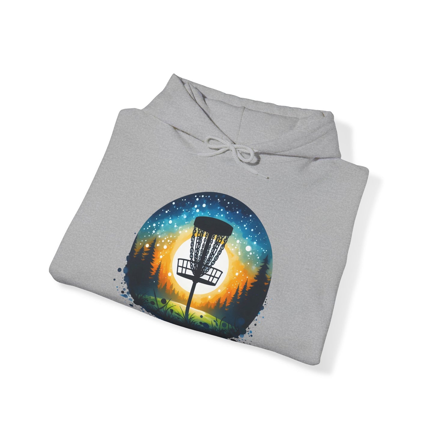 Hooded Sweatshirt - Disc Golf Painting