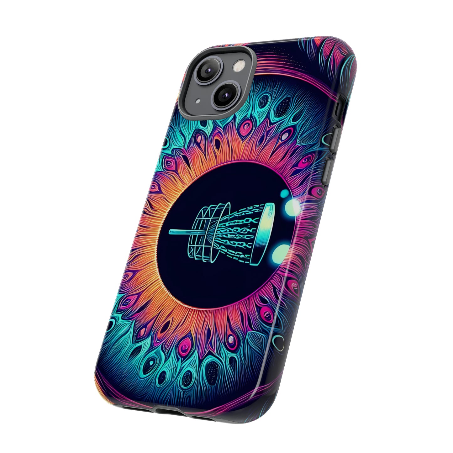 Tough Phone Cases - Eyeball Disc Golf Basket iPhone Samsung Galaxy