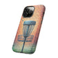 Tough Phone Cases - Brick Wall Graffiti Disc Golf Basket iPhone Samsung Galaxy