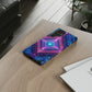 Blue Purple Geometric Pattern Tough Phone Cases - iPhone Samsung Galaxy