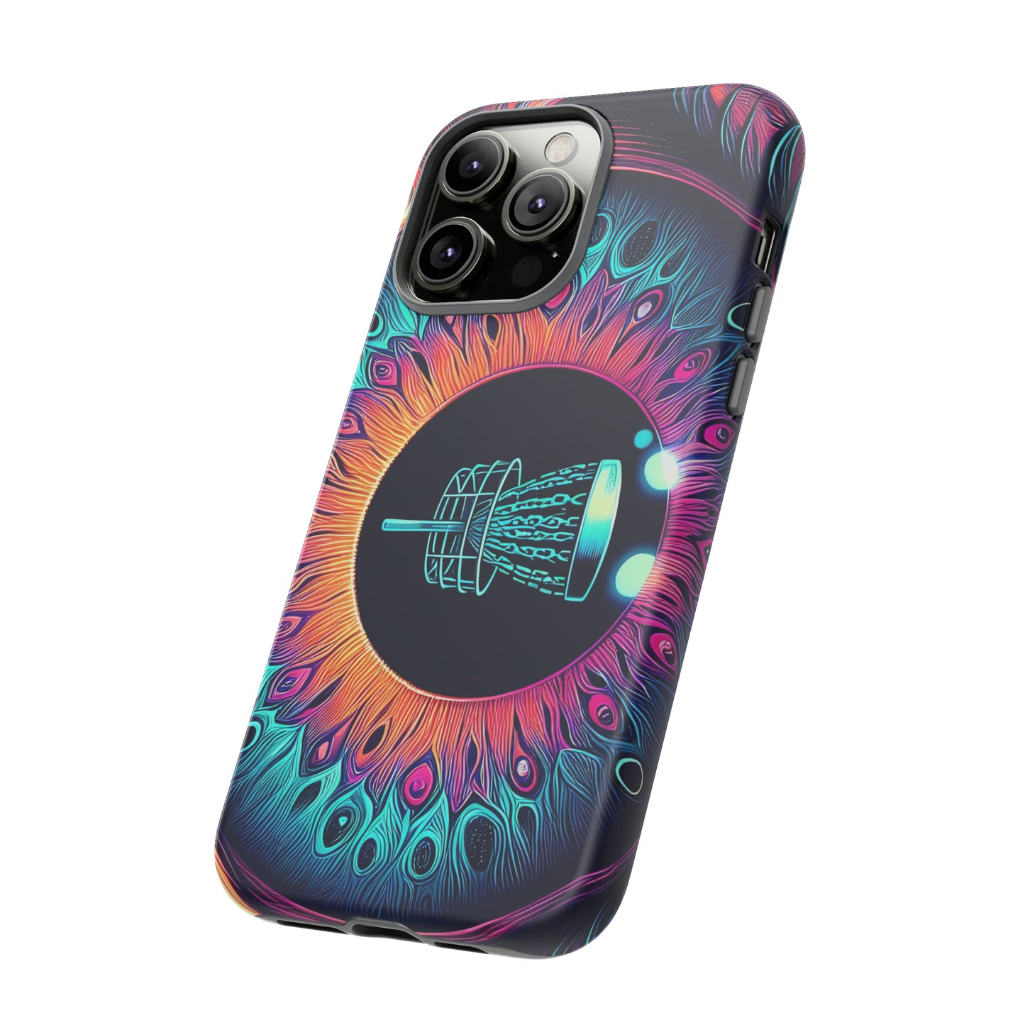 Tough Phone Cases - Eyeball Disc Golf Basket iPhone Samsung Galaxy