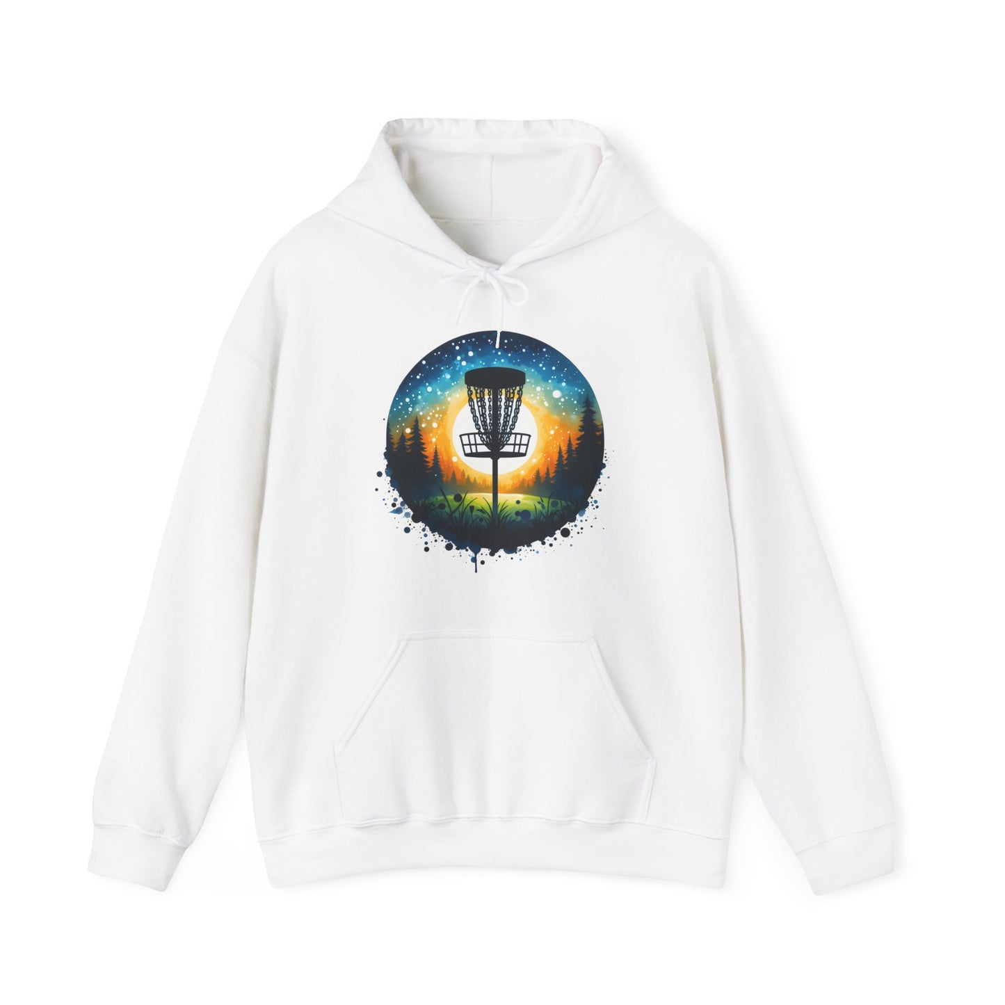 Hooded Sweatshirt - Disc Golf Painting