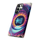 Disc Golf Basket Eyeball Orange Iris Tough Phone Cases - iPhone Samsung Galaxy