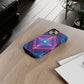 Blue Purple Geometric Pattern Tough Phone Cases - iPhone Samsung Galaxy