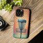 Tough Phone Cases - Brick Wall Graffiti Disc Golf Basket iPhone Samsung Galaxy